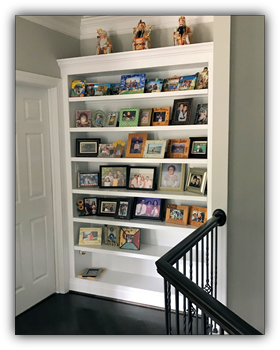 Custom built-in bookcase by Al Gazjuk Carpentry